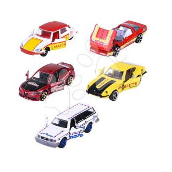 Kisautók Anniversary Edition 5 Pieces Giftpack Majorette fém felfüggesztéssel 7,5 cm hosszú 5 fajta szettben és ajándékcsomagolásban kép