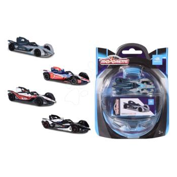 Kisautók Formula E Deluxe Gen 2 Cars Majorette fémből gumikerekekkel és gyűjtődobozzal 7,5 cm hosszú 4 fajta kép