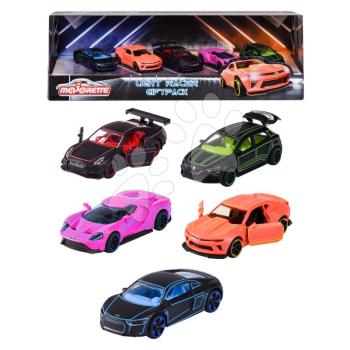 Kisautók Light Racer 5 Pieces Giftpack Majorette fém 7,5 cm hosszú 5 fajta ajándékcsomagolásban kép