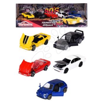 Kisautók Youngster 5 Pieces Giftpack Majorette fém 7,5 cm hosszú 5 fajta ajándékcsomagolásban kép