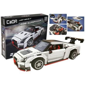 Kit technic versenyautó fehér 1322 alkatrész kép