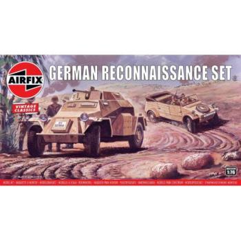 Klasszikus készlet VINTAGE katonai A02312V - Német felderítő készlet (1:76) kép
