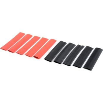 Korall zsugorcső 9,5 mm piros + fekete (5 + 5) kép