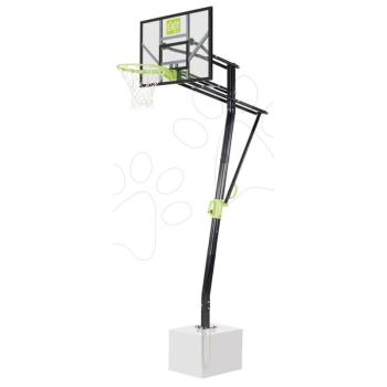 Kosárlabda konstrukció palánkkal és kosárral Galaxy Inground basketball Exit Toys acél talajba rögzíthető magasságilag állítható kép