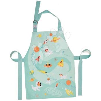 Kötény gyerekeknek világűr Outer Space Apron ThreadBear védőfelülettel 3-6 év kép