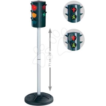 Közlekedési lámpa elektronikus Traffic Lights Ampelmann BIG energiatakarékos LED világítással és 2 üzemmóddal kép