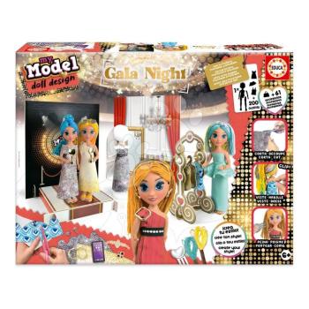 Kreatív alkotás My Modell Doll Design Gala Night Educa alkosd meg saját gálababáiat 5 modell 6 évtől EDU20099 kép