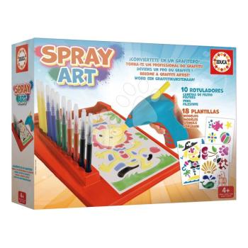 Kreatív alkotás spray-vel Spray Art Educa képek létrehozása 4 évtől kép