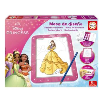 Kreatív alkotás táblagéppel Light Table Disney Princess Educa Rajzold le és színezd ki a hercegnődet 5 évtől EDU20006 kép