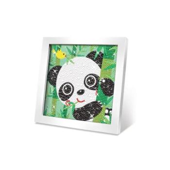 Kreatív készlet kép kövekkel panda 17cm