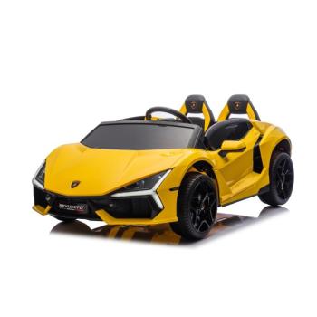 Lamborghini Revuelto XL STRONG elektromos gyermekautó | 14 km/h | 24V 14Ah | 60 kg | sárga kép