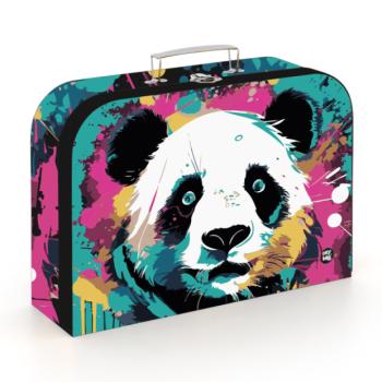 Laminált bőrönd 34 cm Panda kép