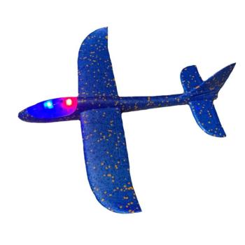 LED-es eldobós modellrepülő - hungarocell (48cm) (BBE) (BBJ) kép