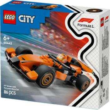 LEGO City 60442 F1-es pilóta Mclaren versenyautóval kép