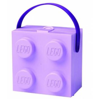 LEGO doboz fogantyúval - lila kép