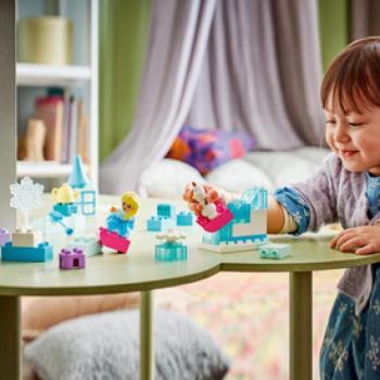 LEGO DUPLO Disney 10462 Jégvarázs: kreatív doboz Elsa és Olaf figurákkal kép