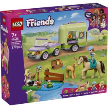 LEGO Friends 42695 Ló- és csikószállító utánfutó kép