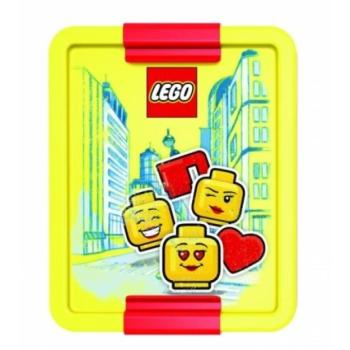 LEGO® ICONIC Girl snack doboz - sárga / piros kép