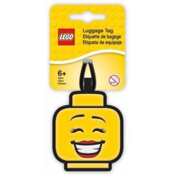 LEGO® ikonikus poggyászcímke – lányfej kép