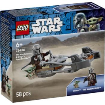 LEGO Star Wars 75436 A Mandalóri és Grogu speeder bike-ja
