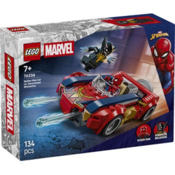 LEGO Super Heroes 76336 Pókember a venomizált Farkas ellen kép
