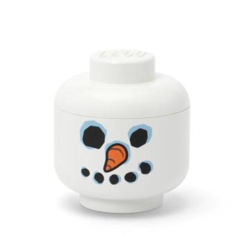 LEGO tároló fej (mini) - hóember kép