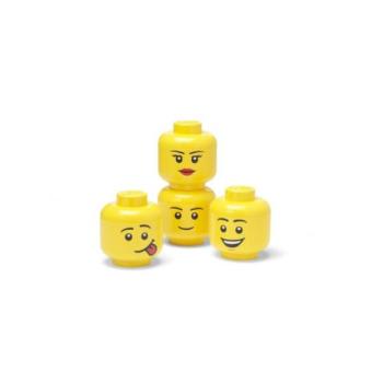 LEGO tároló fej (mini) Többcsomagos 4 db kép