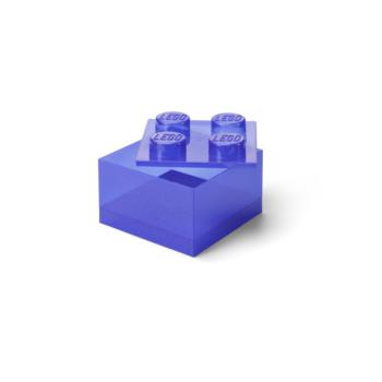 LEGO tárolódoboz 4 fedéllel - csillogó lila kép