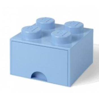 LEGO® tárolódoboz 4 - halványkék fiókkal 250 x 250 x 180 mm kép