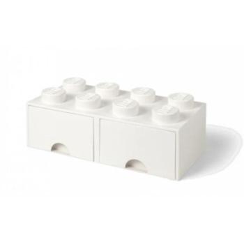 LEGO® tárolódoboz 8 - fiókokkal, fehér 250 x 500 x 180 mm kép