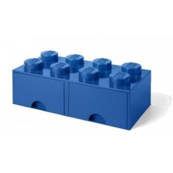 LEGO® tárolódoboz 8 - fiókokkal, kék 250 x 500 x 180 mm kép