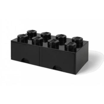 LEGO® tárolódoboz 8 - fiókos fekete 250 x 500 x 180 mm kép