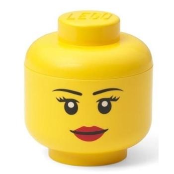 LEGO® tárolófej (mini) - lány kép