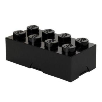 LEGO® uzsonnás doboz 8 - fekete 100 x 200 x 75 mm kép