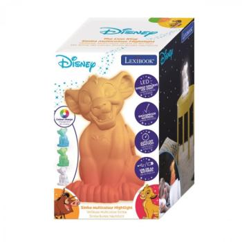 Lexibook: Disney Oroszlánkirály - Szimba 3D-s színváltós éjjeli lámpa kép