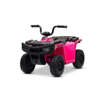 Licencált Arctic Cat 12V elektromos quad hátsó meghajtással, rózsaszín, LED lámpák, Lí