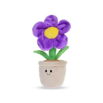Lila plüss virág cserépben, 30 cm | Take Me Home
