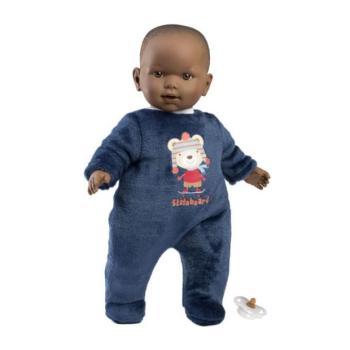 Llorens 14247 BABY ZAREB - valósághű baba baba puha szövettesttel - 42 cm kép