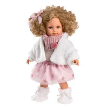 Llorens 53542 ELENA - valósághű baba puha szövettesttel - 35 cm kép