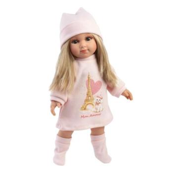 Llorens 53562 ELENA - élethű baba puha textil testtel kép