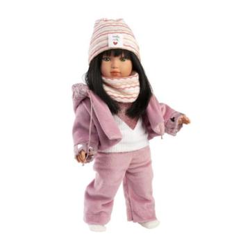 Llorens 54051 GRETA - élethű baba puha textil testtel - 40 cm kép