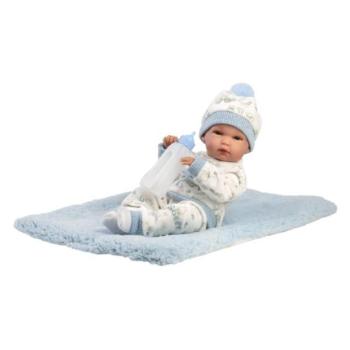 Llorens 63509 NEW BORN FIÚ - élethű baba baba teljes vinil testtel kép
