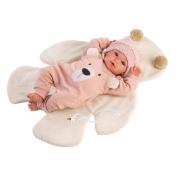 Llorens 63644 NEW BORN - valósághű baba baba hangokkal és puha szövettesttel - 36