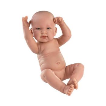 Llorens 73802 NEW BORN GIRL - valósághű baba teljes vinyl testtel - 40 cm kép