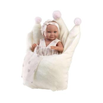 Llorens 73814 NEW BORN KISLÁNY - élethű baba csecsemő teljes vinil testtel - 40 cm kép