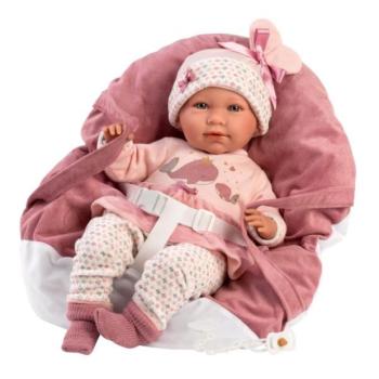 Llorens 74014 NEW BORN - valósághű baba baba hangokkal és puha szövettesttel - 42 kép