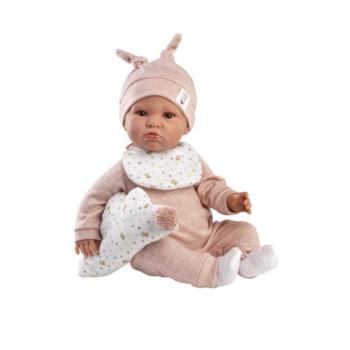 Llorens 74508 NEW BORN - élethű baba baba hangokkal és puha textil testtel - 45 kép
