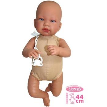 Llorens 844P NEW BORN 2 v 1 - élethű baba baba hangokkal és puha textil testtel kép