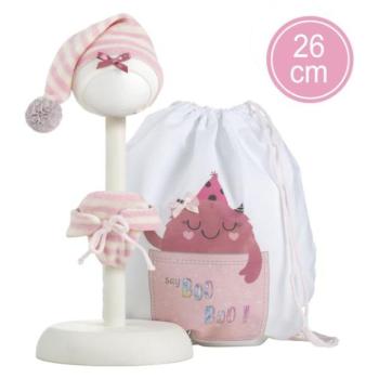Llorens M26-314 baba ruha ÚJSZÜLÖTT baba számára 26 cm-es méretben kiegészítőkkel kép
