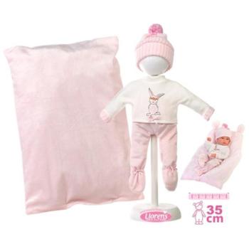 Llorens M635-56 baba ruha újszülött babának 35-36 cm-es méretben kiegészítőkkel kép